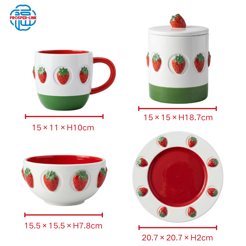 Ceramic Strawberry Collection
